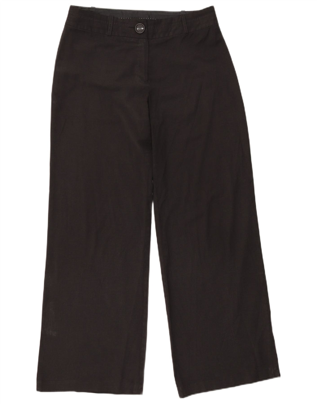 Laura Ashley Pantalon décontracté pour femme UK 12 Medium W30 L31 Noir Polyester