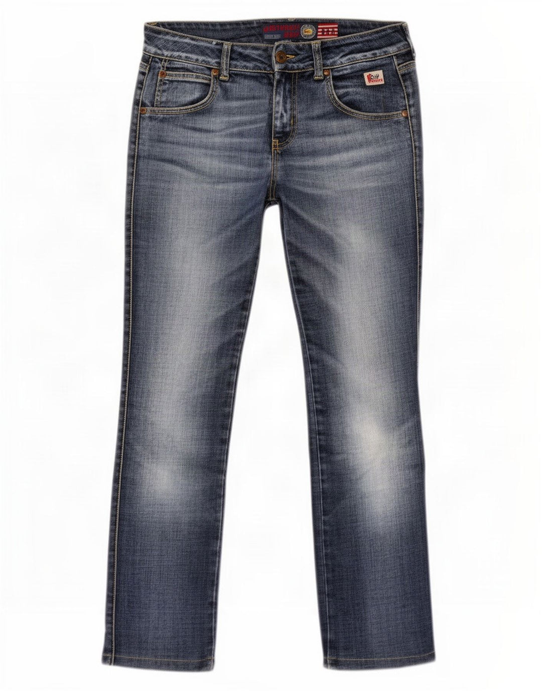 Roy Rogers Jean Slim Seven Bell Femme W27 L29 Bleu