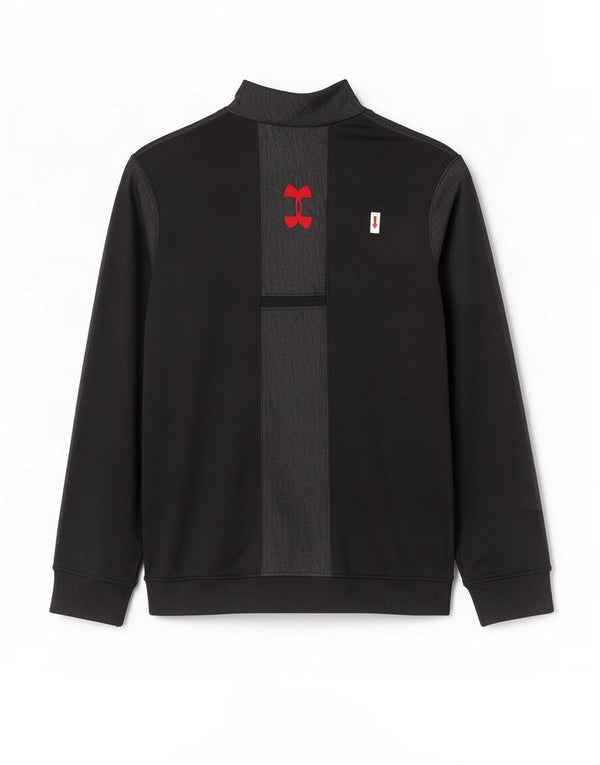 Under Armour Cold Gear Sweatshirt Jumper Small Homme Noir Colorblock