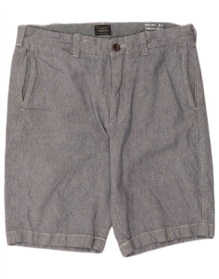 J. Crew Short Chino Homme W31 Bleu Moyen Coton
