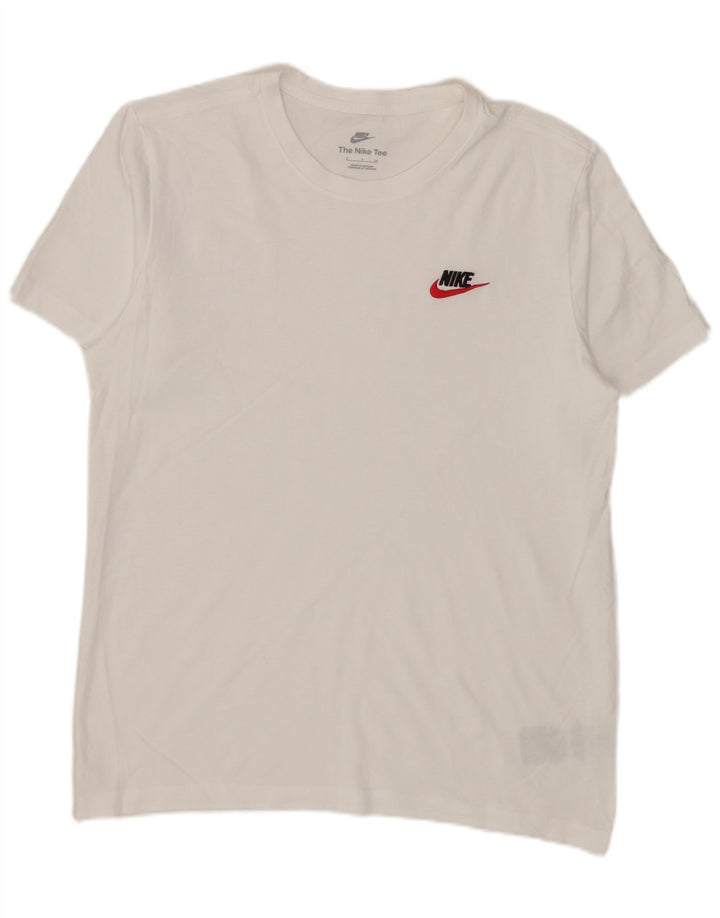 Nike T-Shirt Homme Petit Blanc Coton