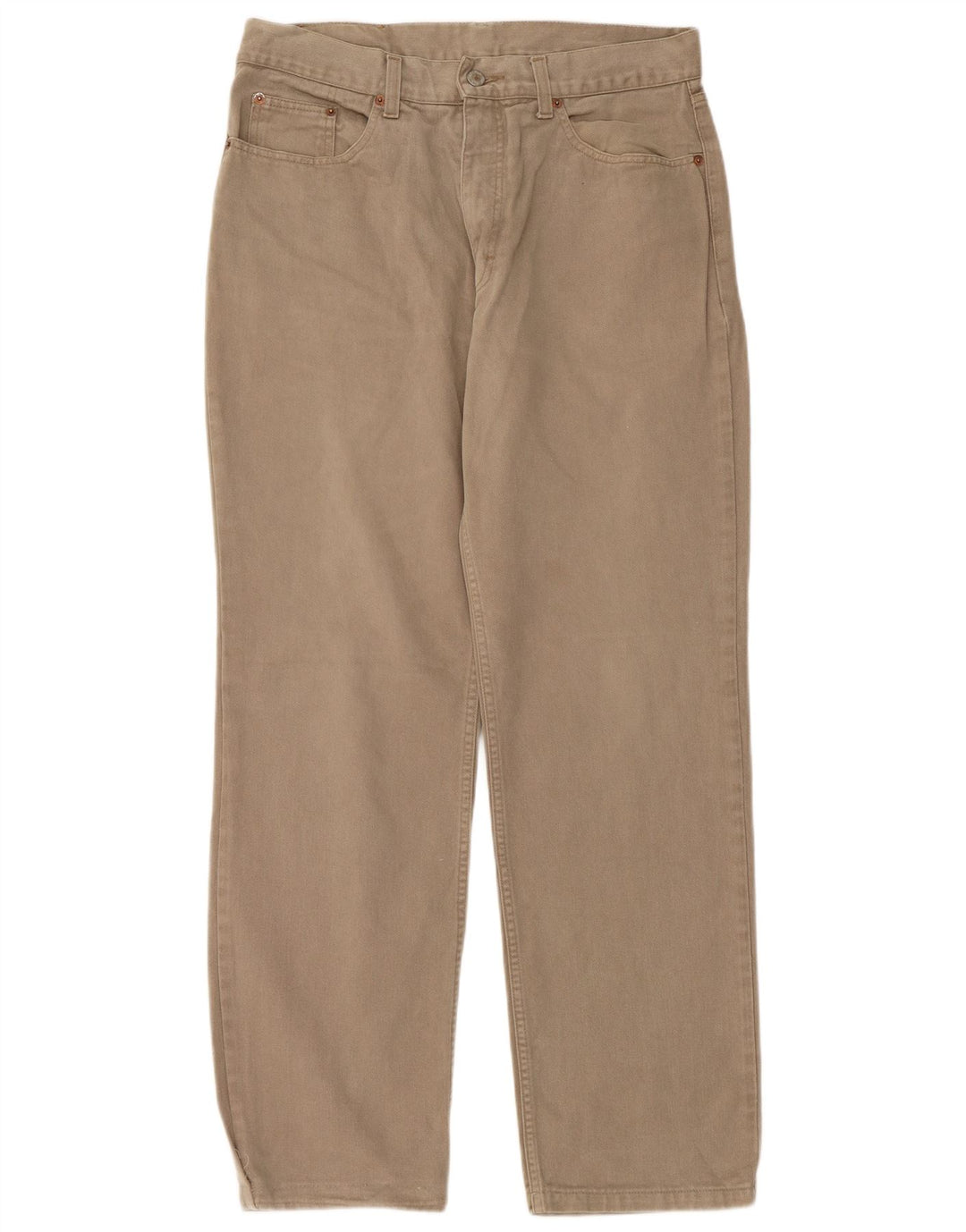 FILA Jean droit homme IT 50 Large W32 L30 coton beige