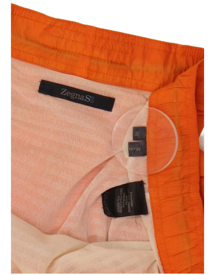 Zegna S Short de bain homme nylon orange moyen