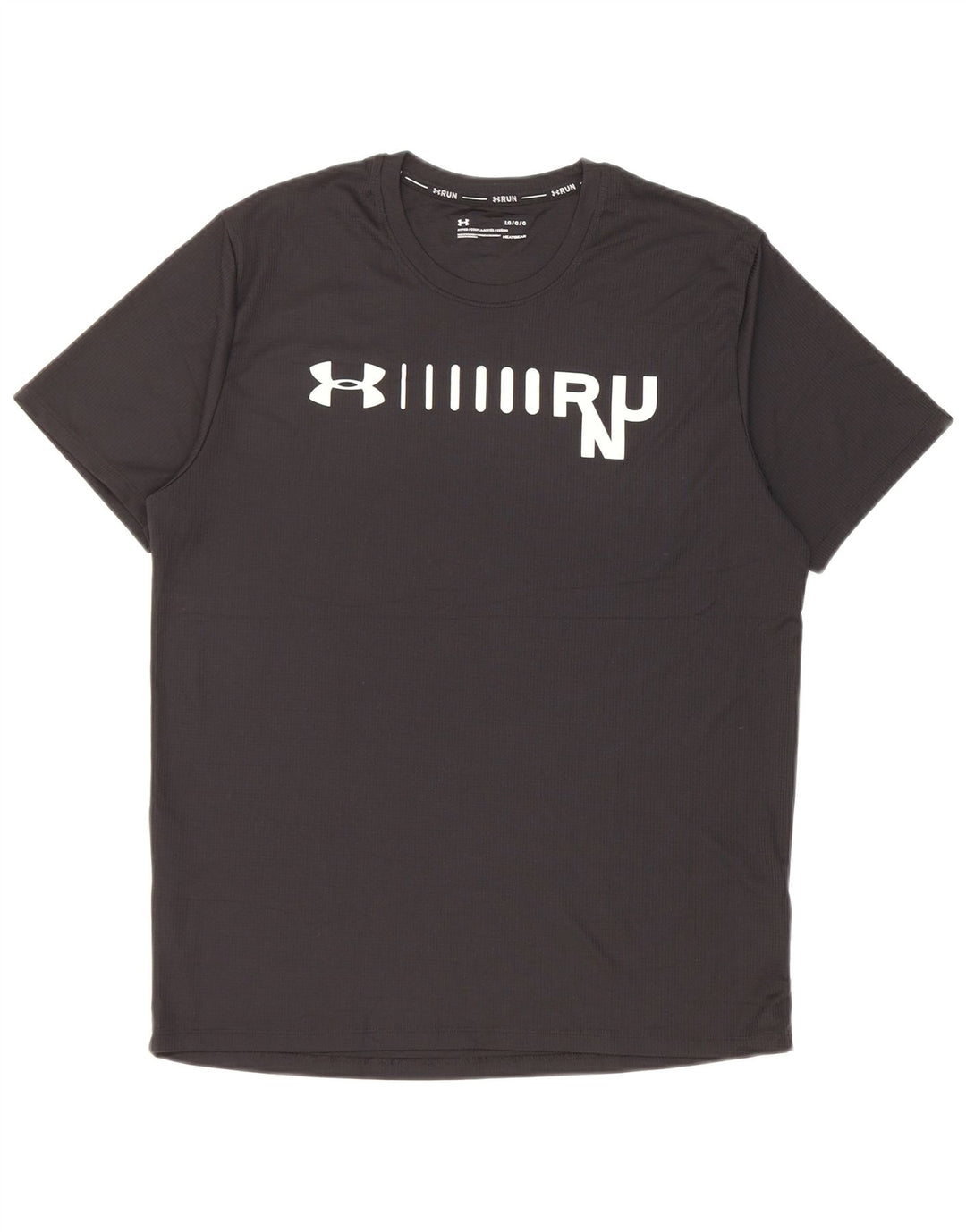 Under Armour T-shirt graphique ajusté pour hommes, grand noir, polyester