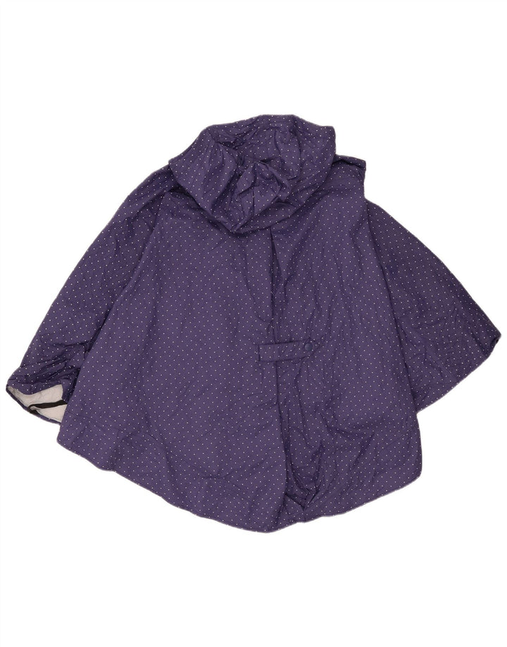 The North Face Veste de pluie à capuche pour femme Taille unique Bleu marine à pois