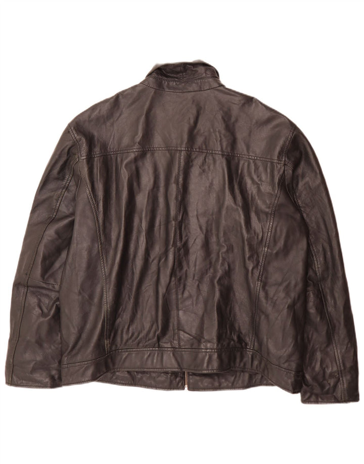 In Extenso Veste en cuir pour homme UK 44 2XL Noir