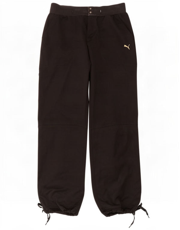 Puma Pantalon coupe ample pour femme UK 12 Medium W32 L30 Noir