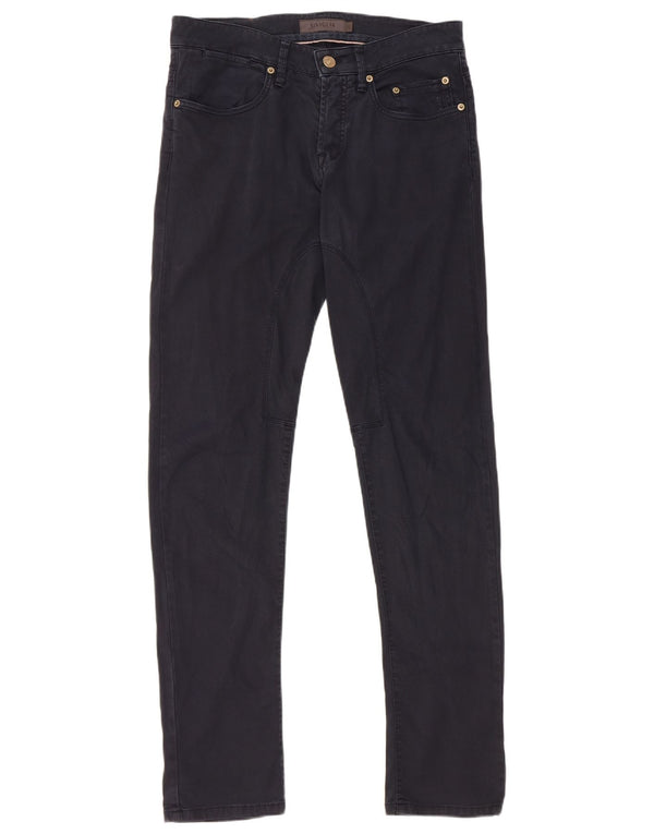SIVIGLIA Pantalon décontracté skinny pour homme W32 L33 Bleu marine en coton