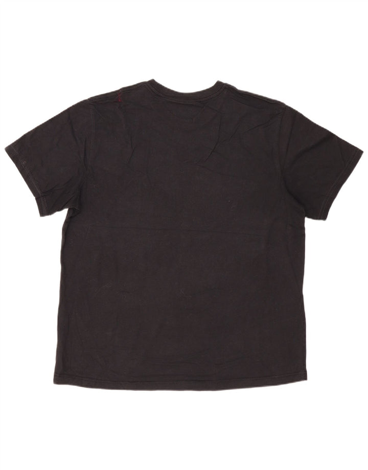 Eddie Bauer T-Shirt Homme Haut XL Noir Coton