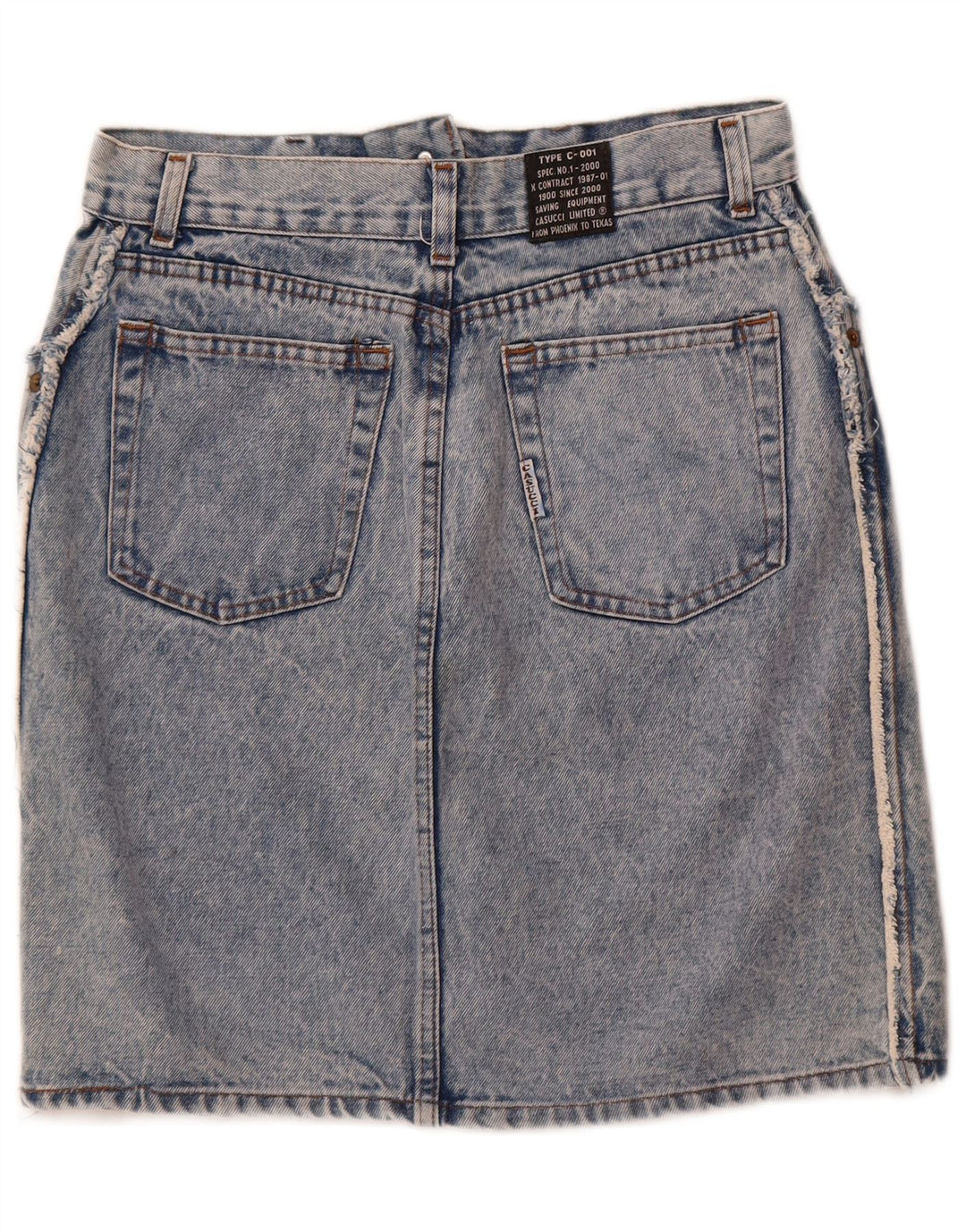 Casucci Jupe en Jean Femme IT 46 Large W30 Bleu Coton