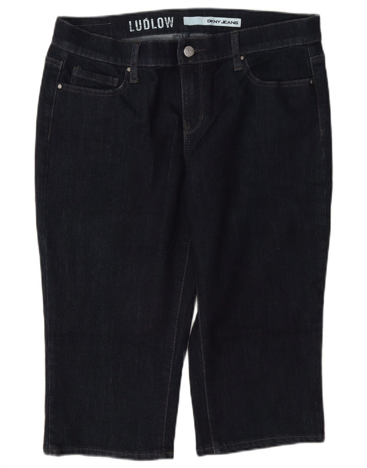 Dkny Ludlow Bermuda Denim pour femme US 8 Medium W30 L16 Bleu marine