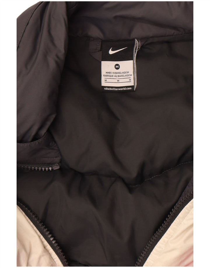 Nike Veste rembourrée pour femme UK 14 Medium Noir Colourblock