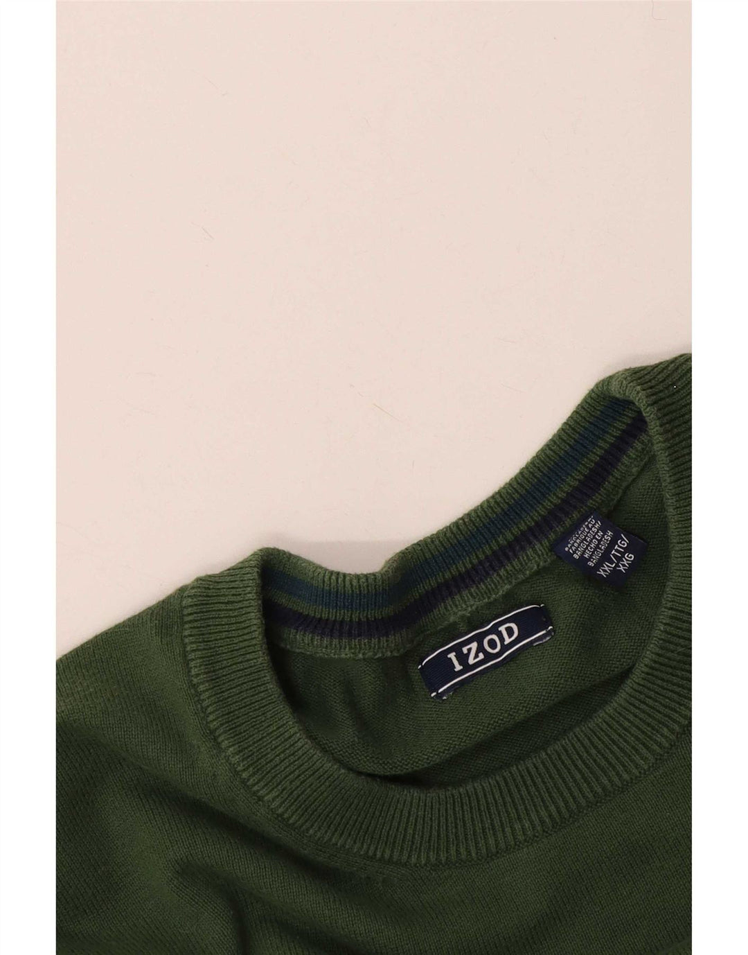 Izod Pull à col rond pour homme 2XL Vert
