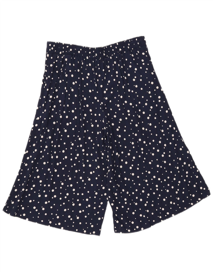 Marks & Spencer Bermuda pour femme UK 12 Medium W32 Bleu marine à pois