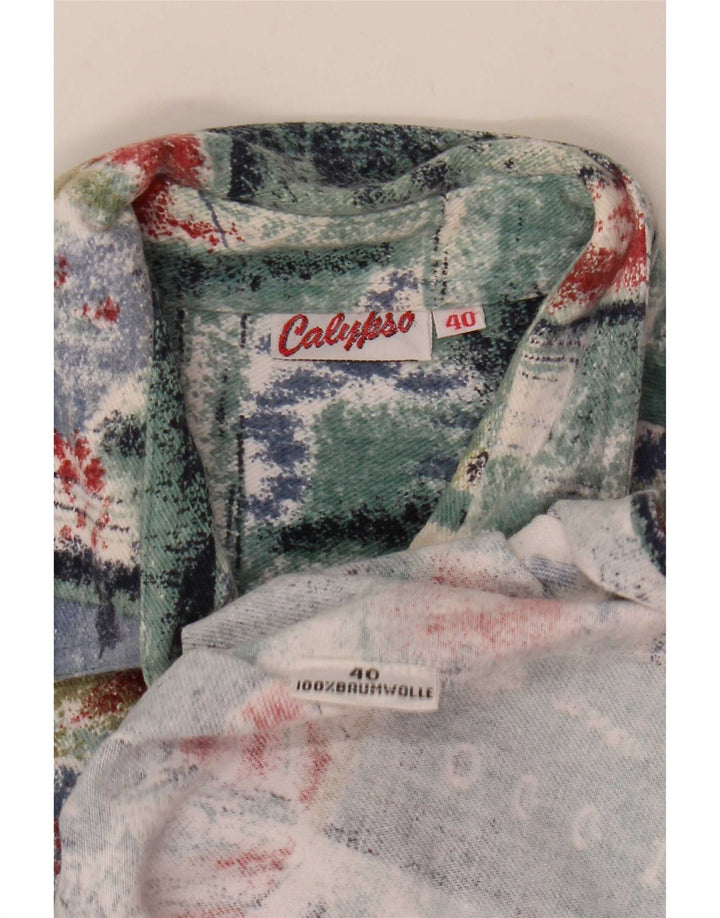 Calypso Chemise en flanelle pour homme Taille 40 Medium Multicolore Patchwork Coton