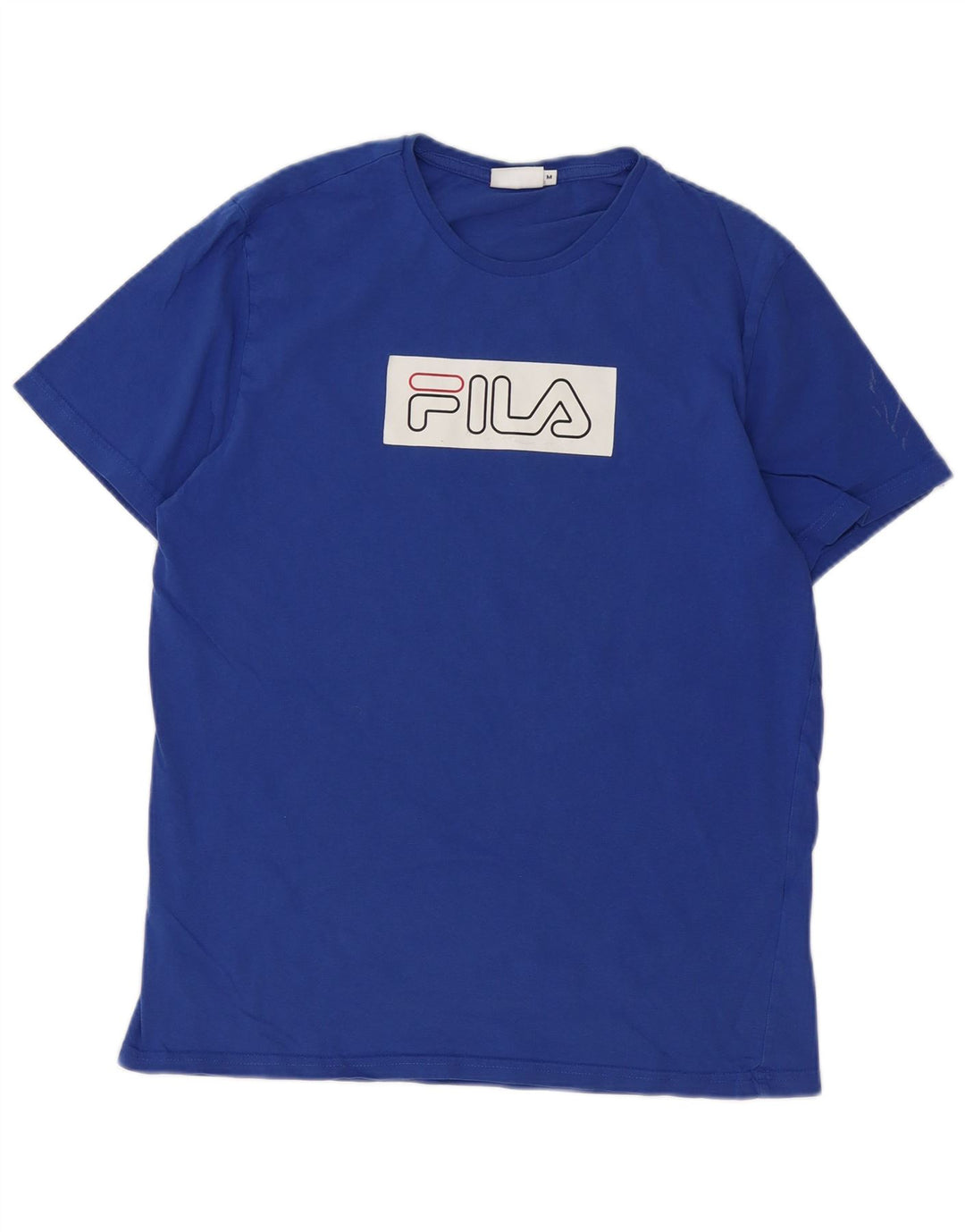 Fila T-Shirt Graphique Homme Bleu Moyen Coton