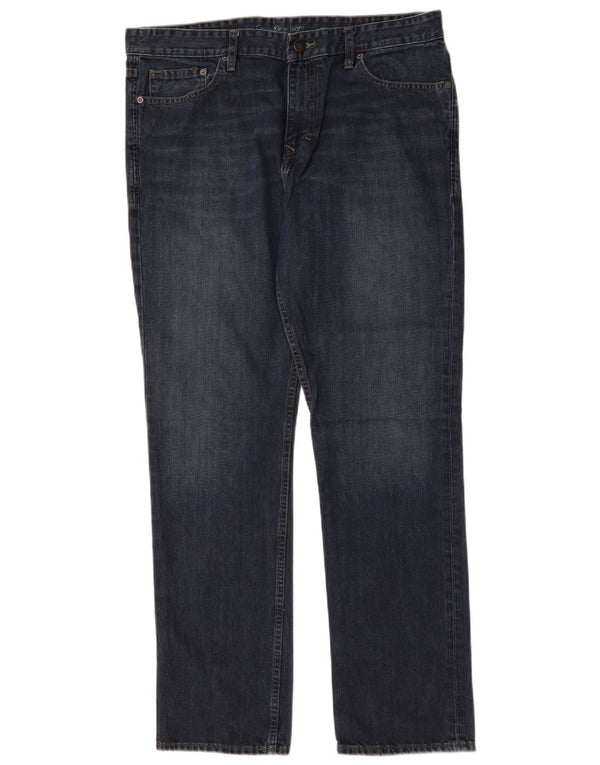 CALVIN KLEIN Jean Slim Homme W36 L32 Bleu Coton
