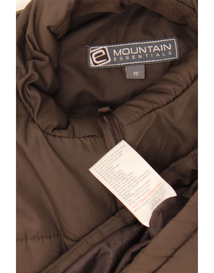 Mountain Essentials Gilet rembourré pour femme UK 12 Marron moyen Polyester