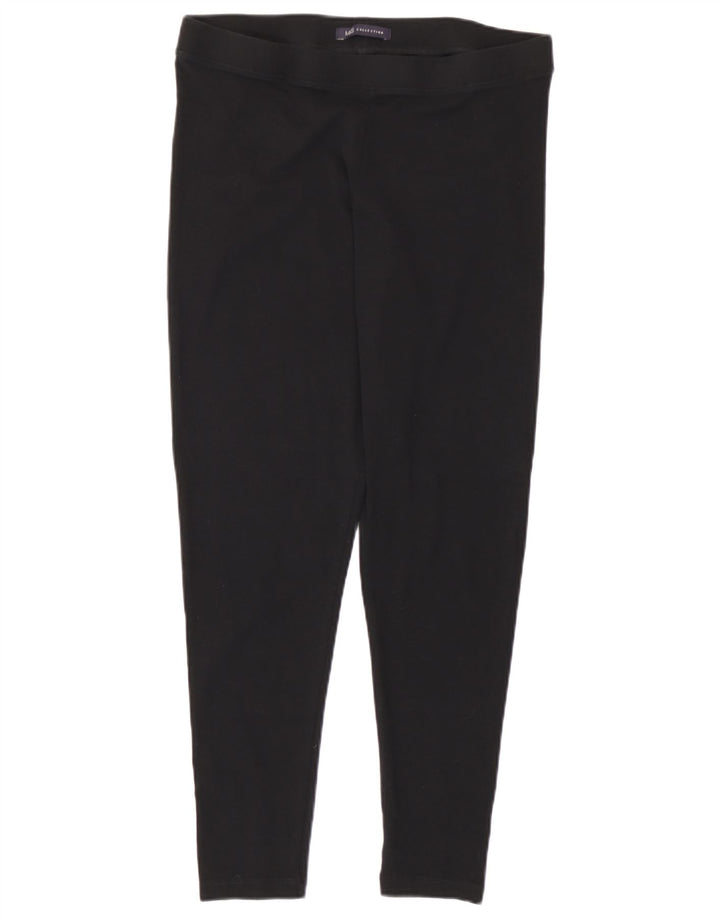 Marks & Spencer Legging court pour femme UK 14 Large Noir Coton