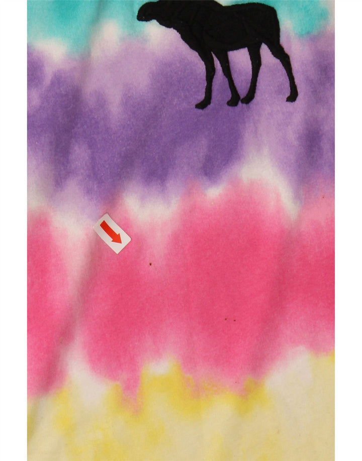 ABERCROMBIE & FITCH Haut T-Shirt Graphique Fille 13-14 ans Multicolore