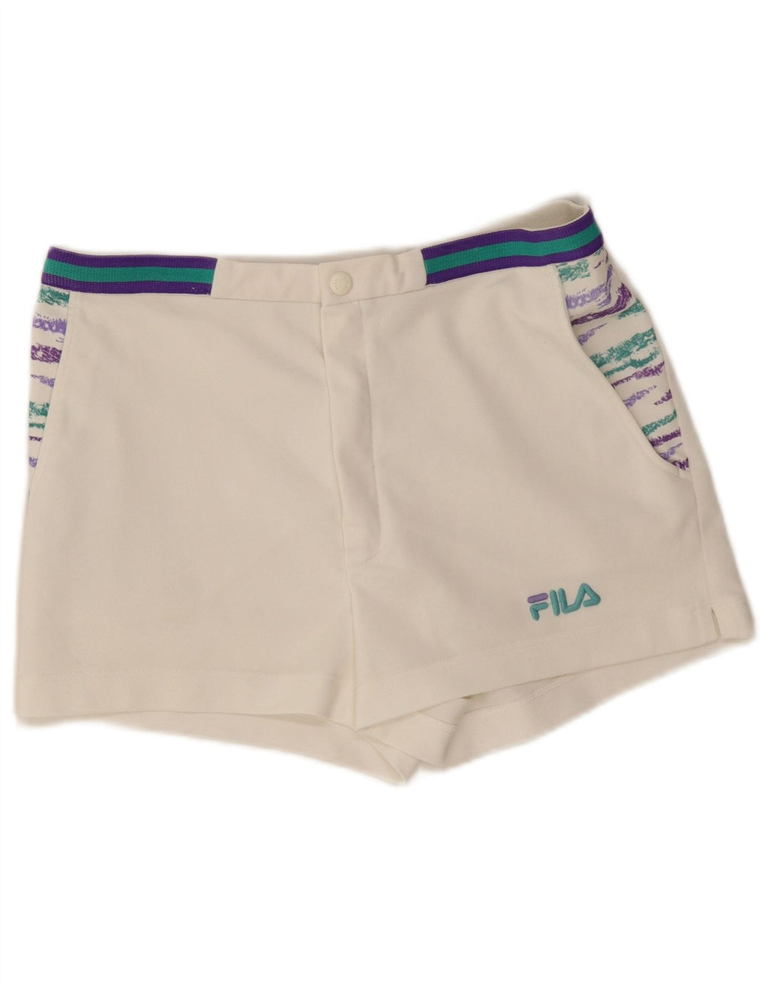 Fila Short Chino Homme IT 50 Large W34 Blanc