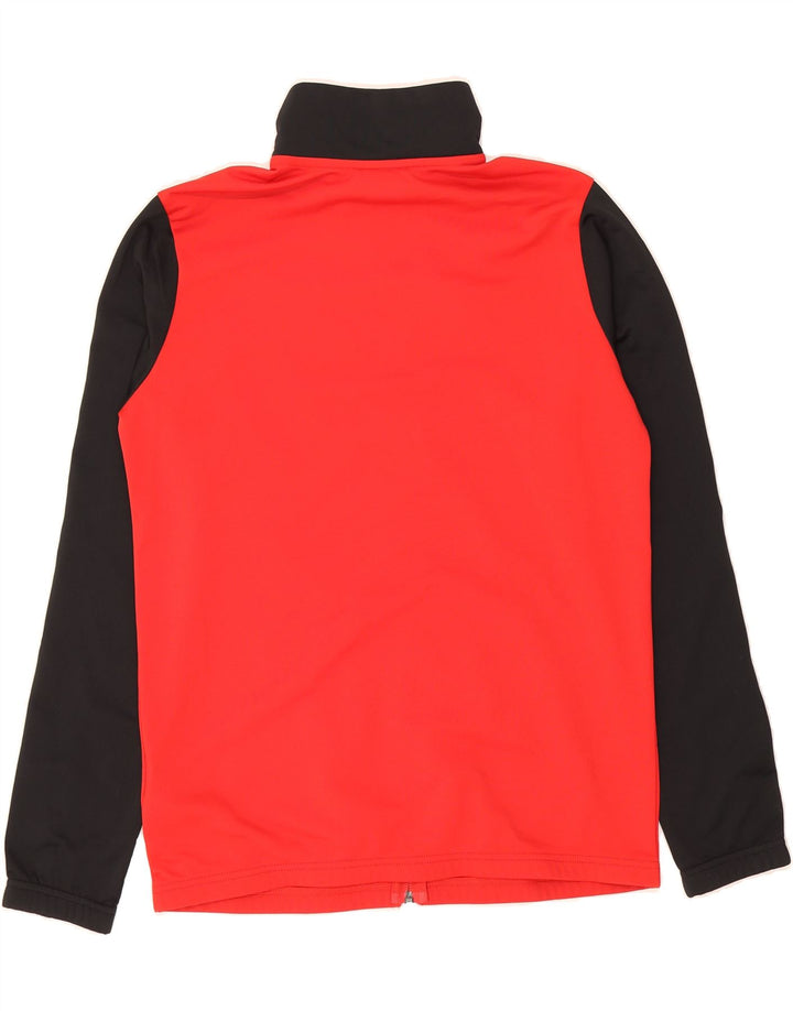 NIKE Boys Tracksuit Top Jacket 13-14 Years XL Red Colourblock Polyester Vintage Nike and Second-Hand Nike from Messina Hembry 