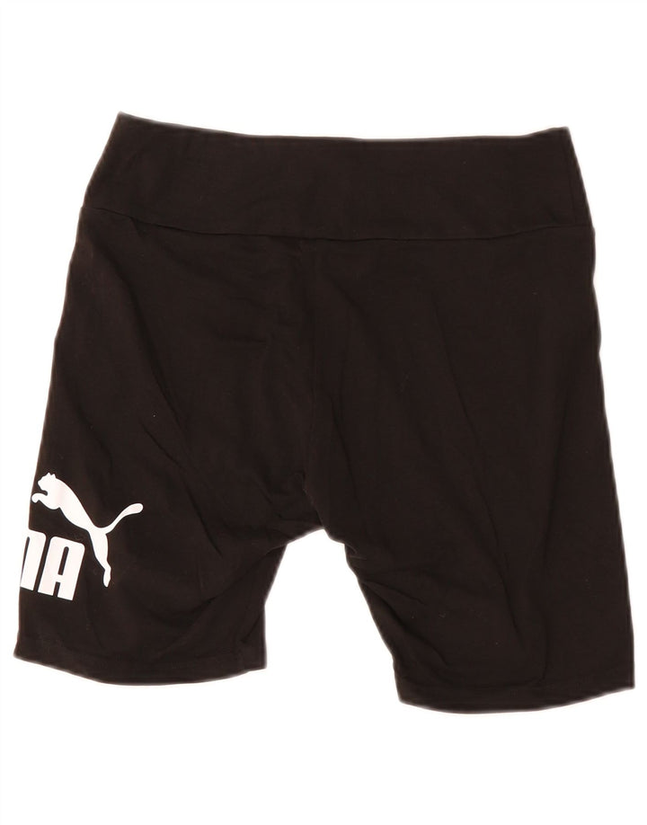 PUMA Short de sport graphique pour femme UK 12 Noir moyen