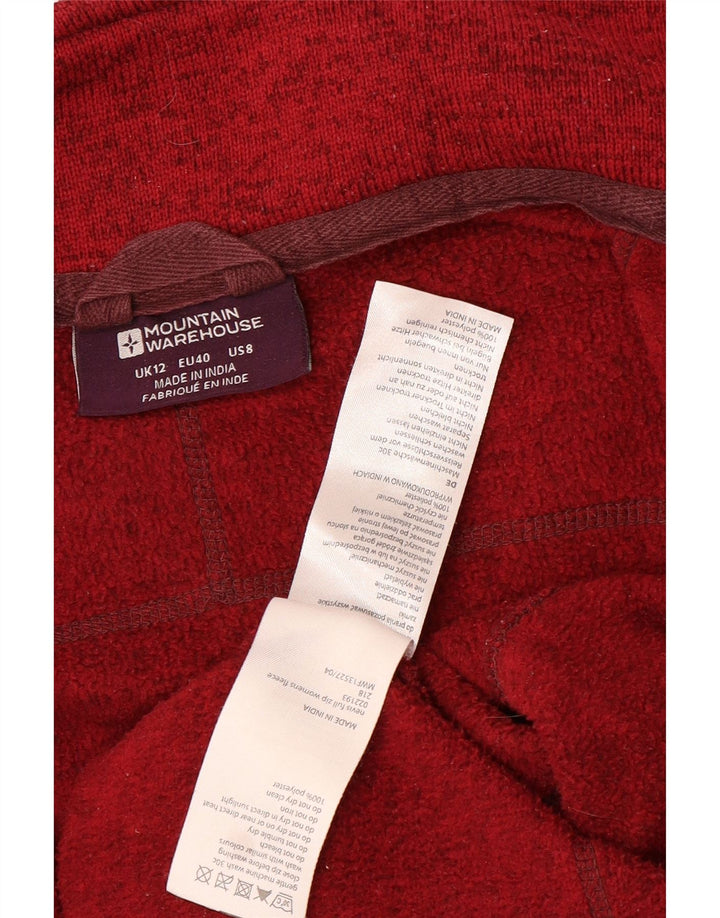 Mountain Warehouse Veste de survêtement pour femme UK 12 Rouge moyen Polyester