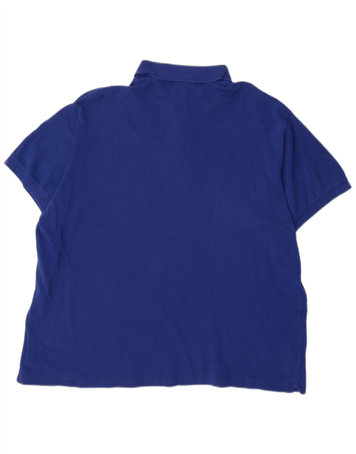 LACOSTE Polo coupe classique pour homme taille 8 3XL bleu coton