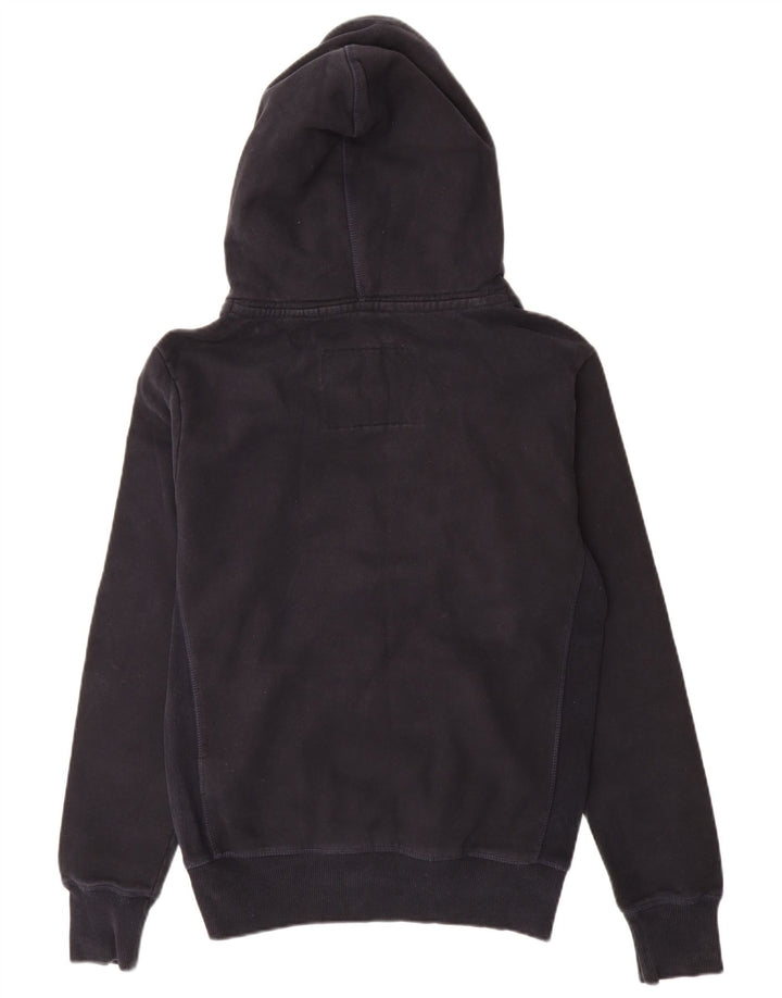 Superdry Pull à capuche en coton bleu marine moyen pour homme