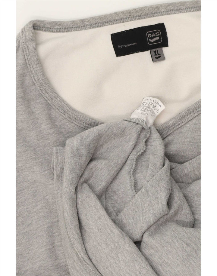 Gas Top Homme Manches Longues XL Gris Coton