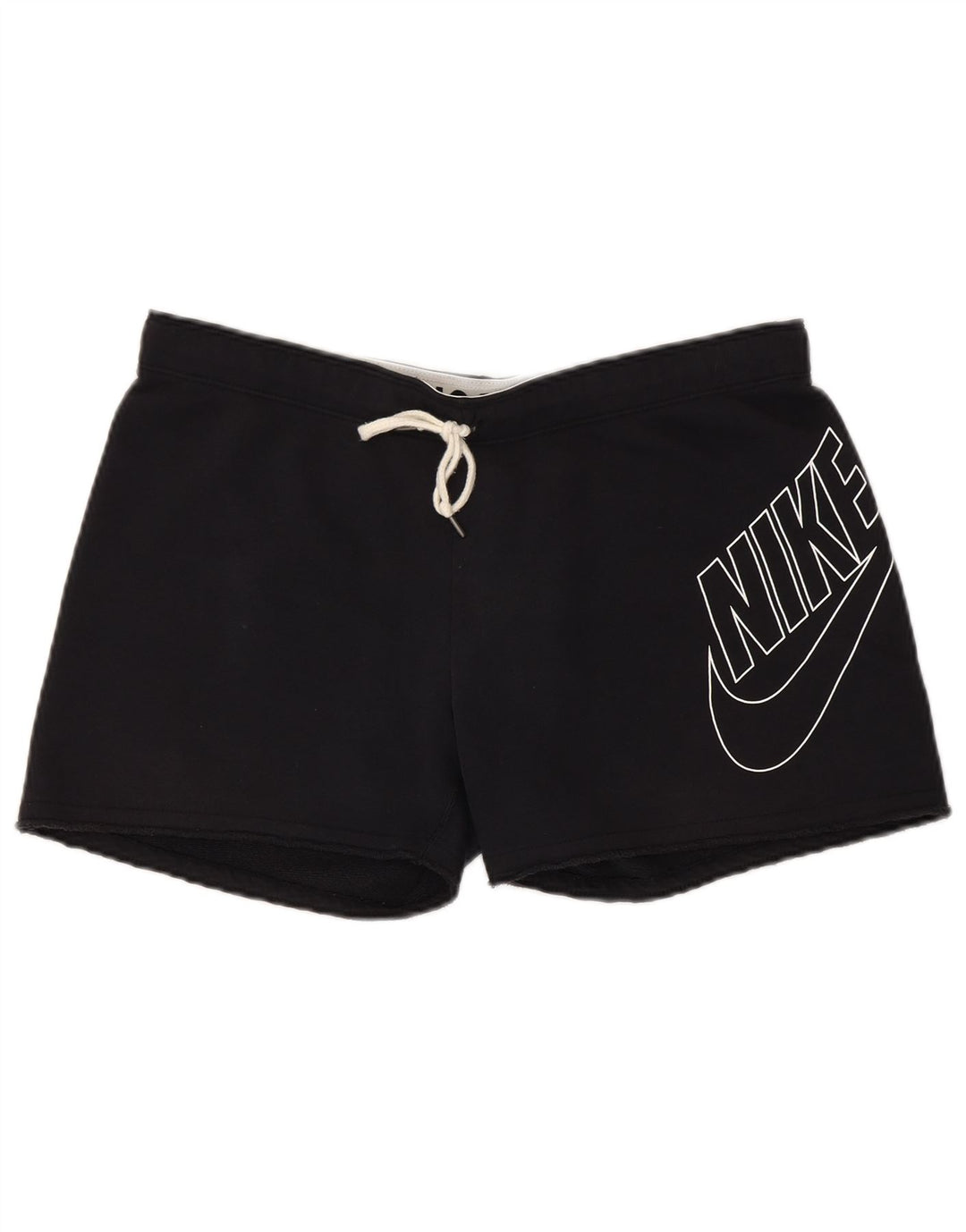 NIKE Short de sport graphique pour homme en coton noir moyen