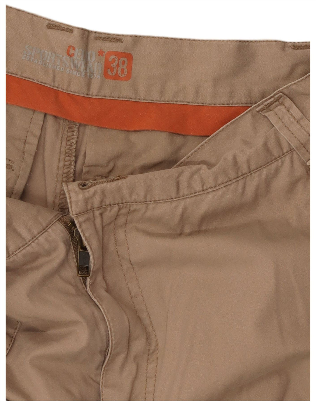 Celio Short Cargo Homme W38 XL Coton Beige