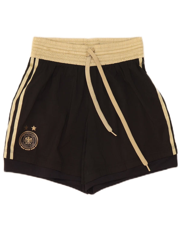 Adidas Short de sport Deutscher Fussball Bund pour homme Noir Taille S
