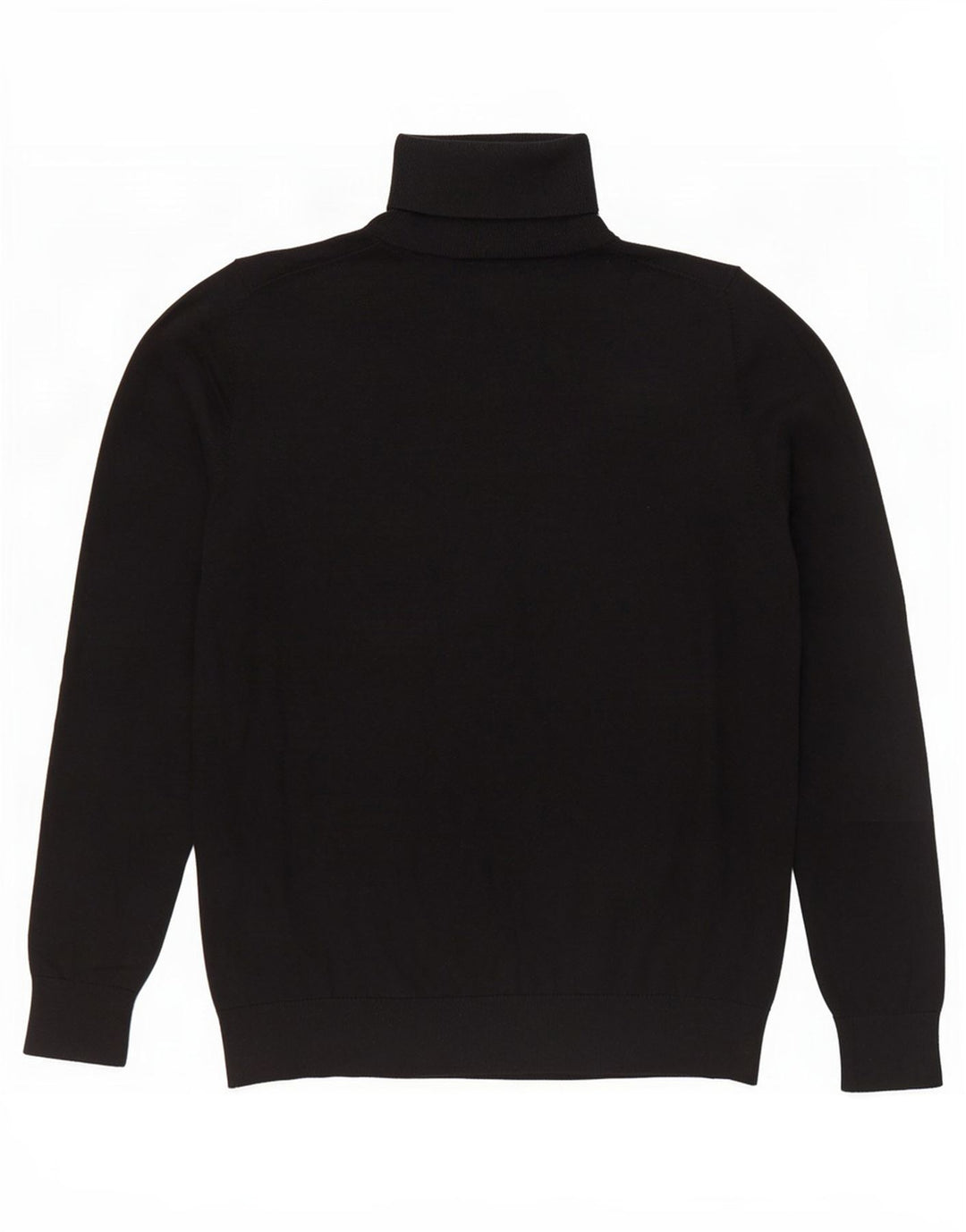 Massimo Dutti Pull col roulé pour femme UK 14 Grande soie noire