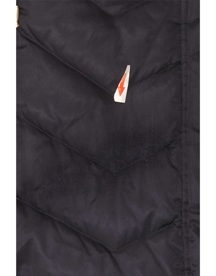 Geox Manteau matelassé Respira pour femme UK 12 Bleu marine moyen