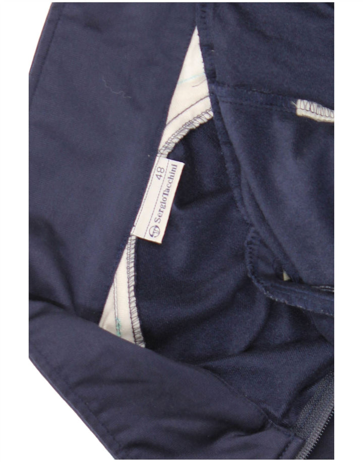 Sergio Tacchini Veste de Survêtement Homme IT 48 Bleu Marine Moyen