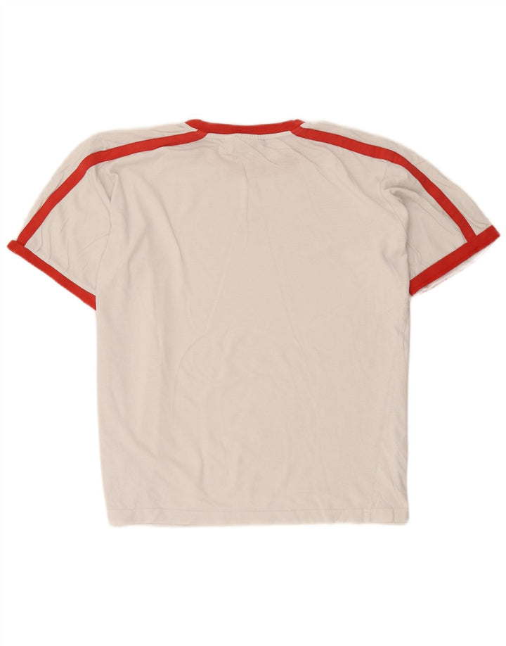 Puma T-Shirt Top XL Homme Blanc Colorblock