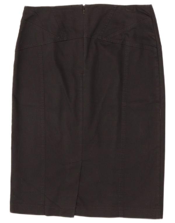Oasis Jupe crayon femme UK 12 Medium W30 Coton noir
