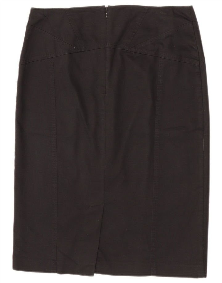 Oasis Jupe crayon femme UK 12 Medium W30 Coton noir