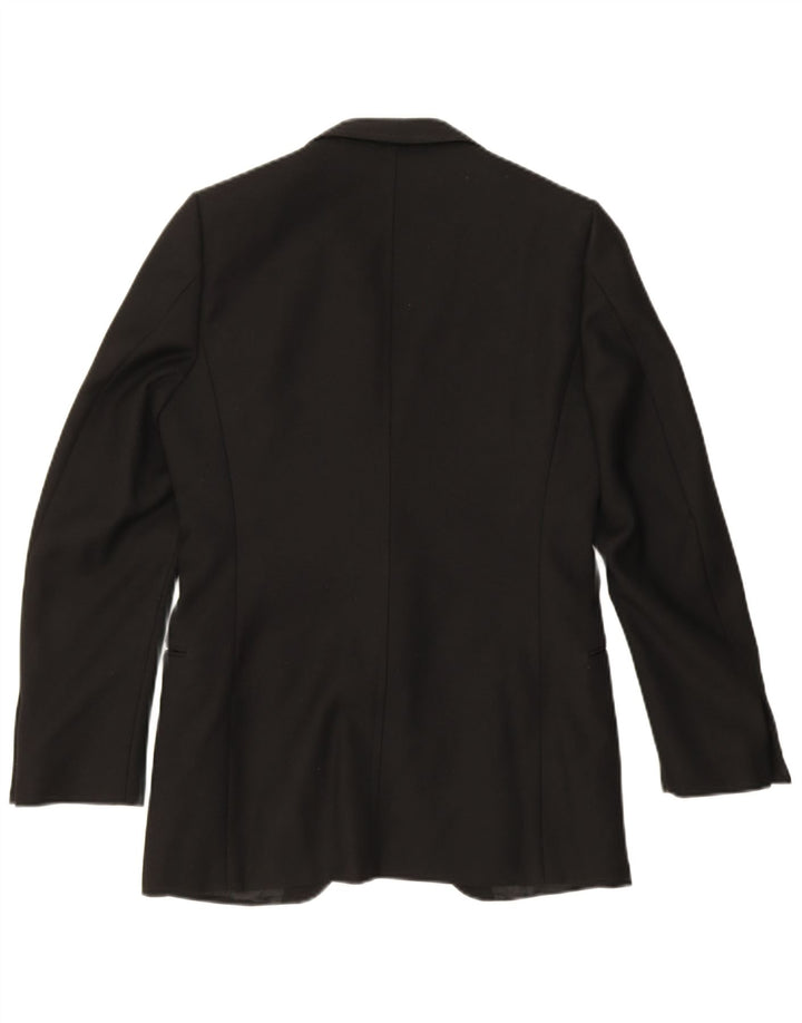 Facis Costume 2 pièces 1 bouton pour femme IT 48 Medium W30 L29 Laine noire