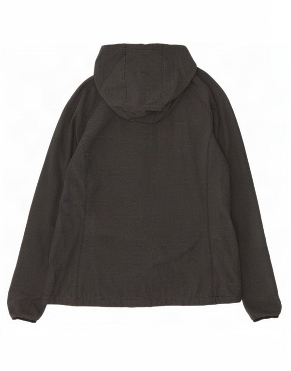 The North Face Pull à capuche zippé en polaire pour femme UK 18 XL Gris à fines rayures