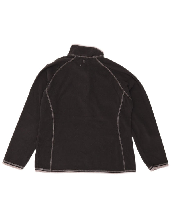 Mountain Warehouse Pull polaire à col zippé pour femme UK 14 Large Noir