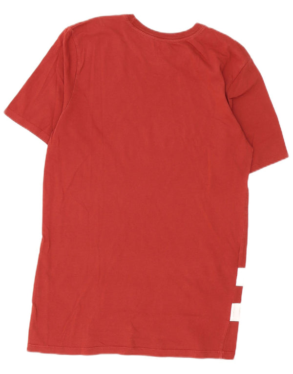 Nike T-shirt graphique coupe athlétique pour homme, petit, bordeaux rayé