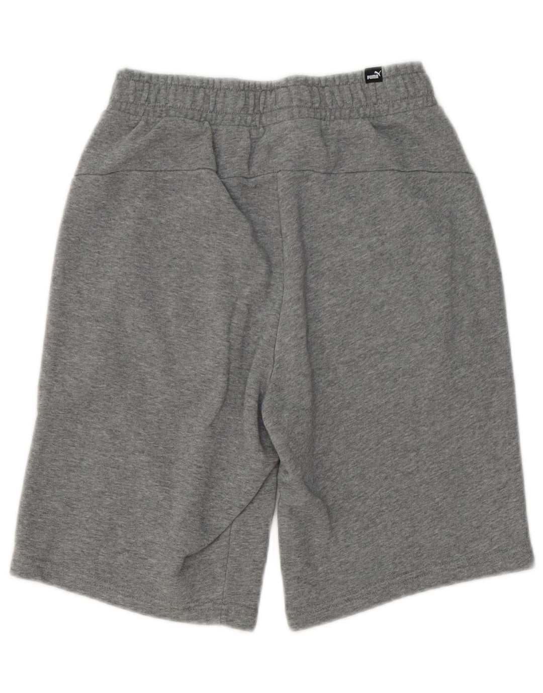 PUMA Short de Sport Homme Petit Gris Chiné Coton