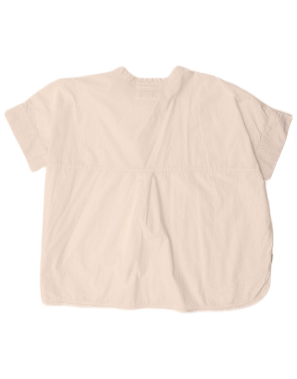 Woolrich Chemisier surdimensionné pour femme UK 44 Blanc moyen