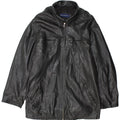 Veste en cuir homme vintage UK 38 Cuir noir moyen