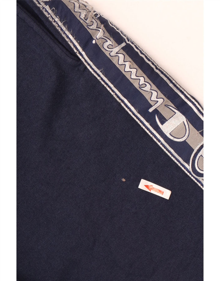 Champion Pantalon de Survêtement Graphique Homme Bleu Marine Moyen Colourblock