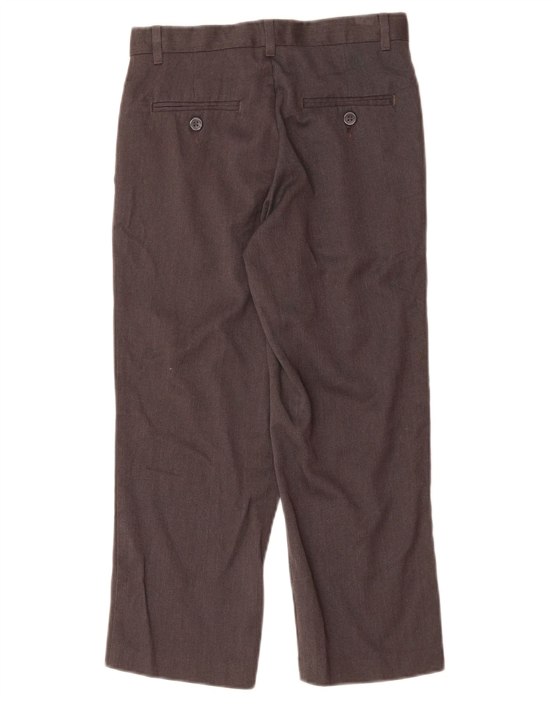 Izod Pantalon Chino Droit Garçon 7-8 Ans W22 L22 Gris Nylon
