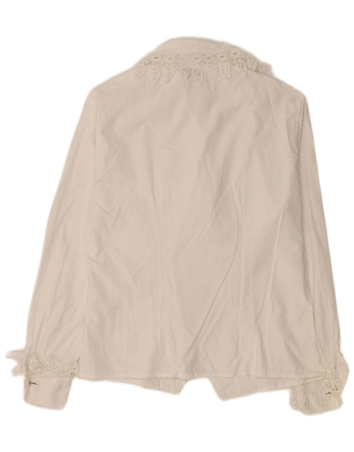 Giulia Galanti Chemisier pour femme UK 14 Medium Blanc